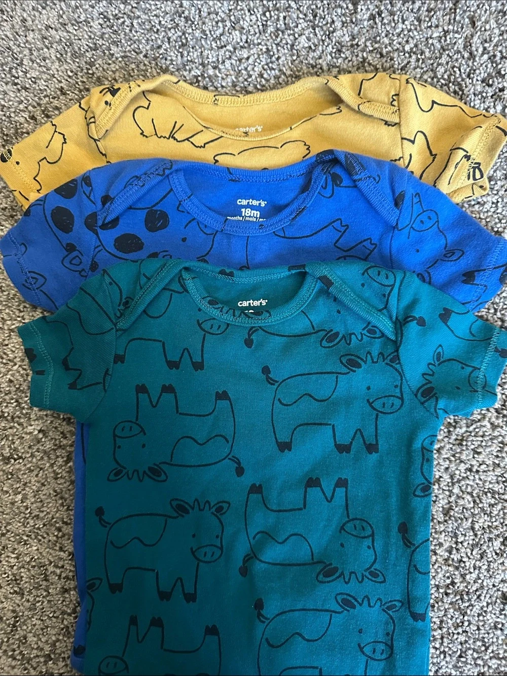 Carters set three